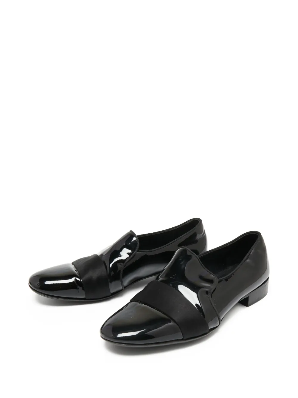 Giuseppe Zanotti Vintage Leren loafers - Zwart