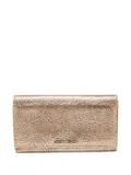 Jimmy Choo Pre-Owned logo-lettering wallet - Gold