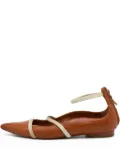 Malone Souliers leather ballet flats - Brown