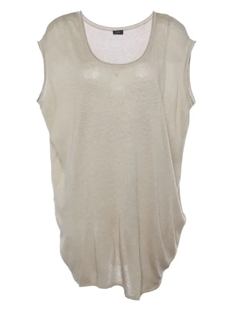 JOSEPH linen-blend top