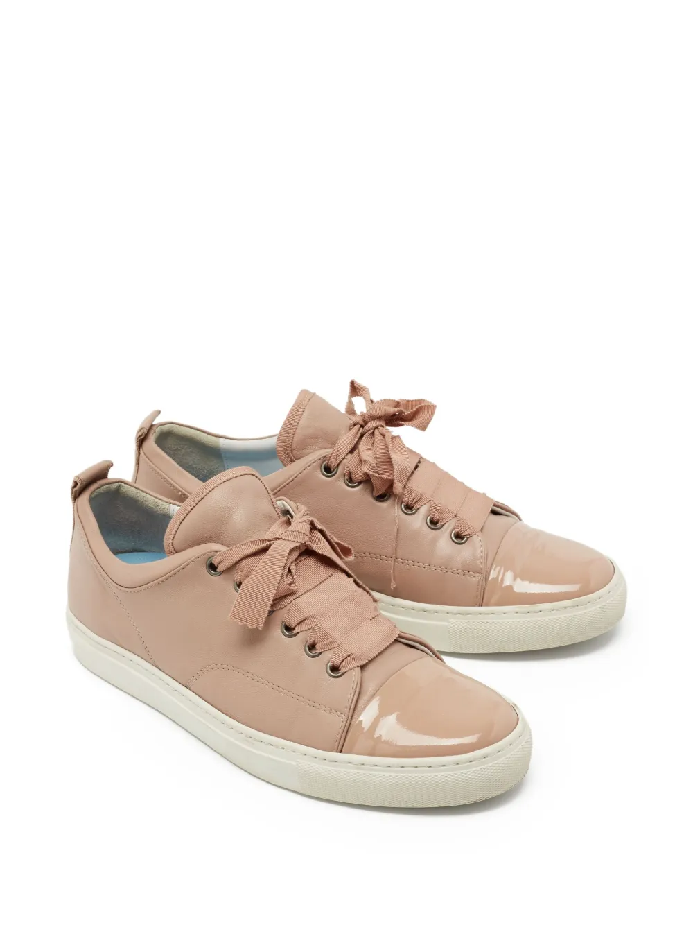 Lanvin Pre-Owned Sneakers met lakleren neus - Roze