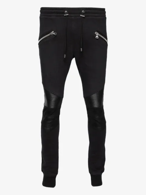 Balmain Pre-Owned Pantaloni sportivi con logo ricamato