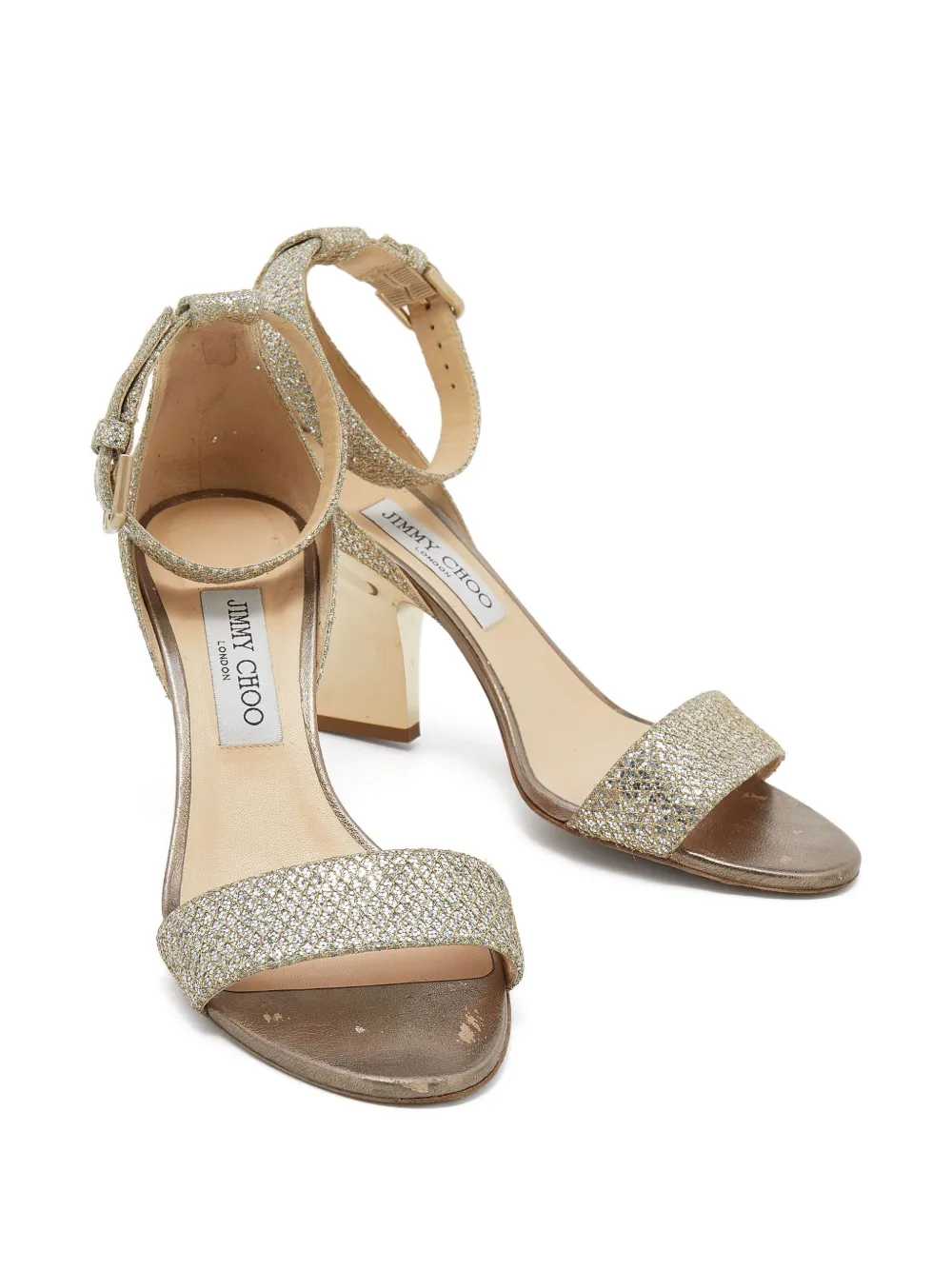 Jimmy Choo Pre-Owned 120mm leather heeled sandals | Image 2