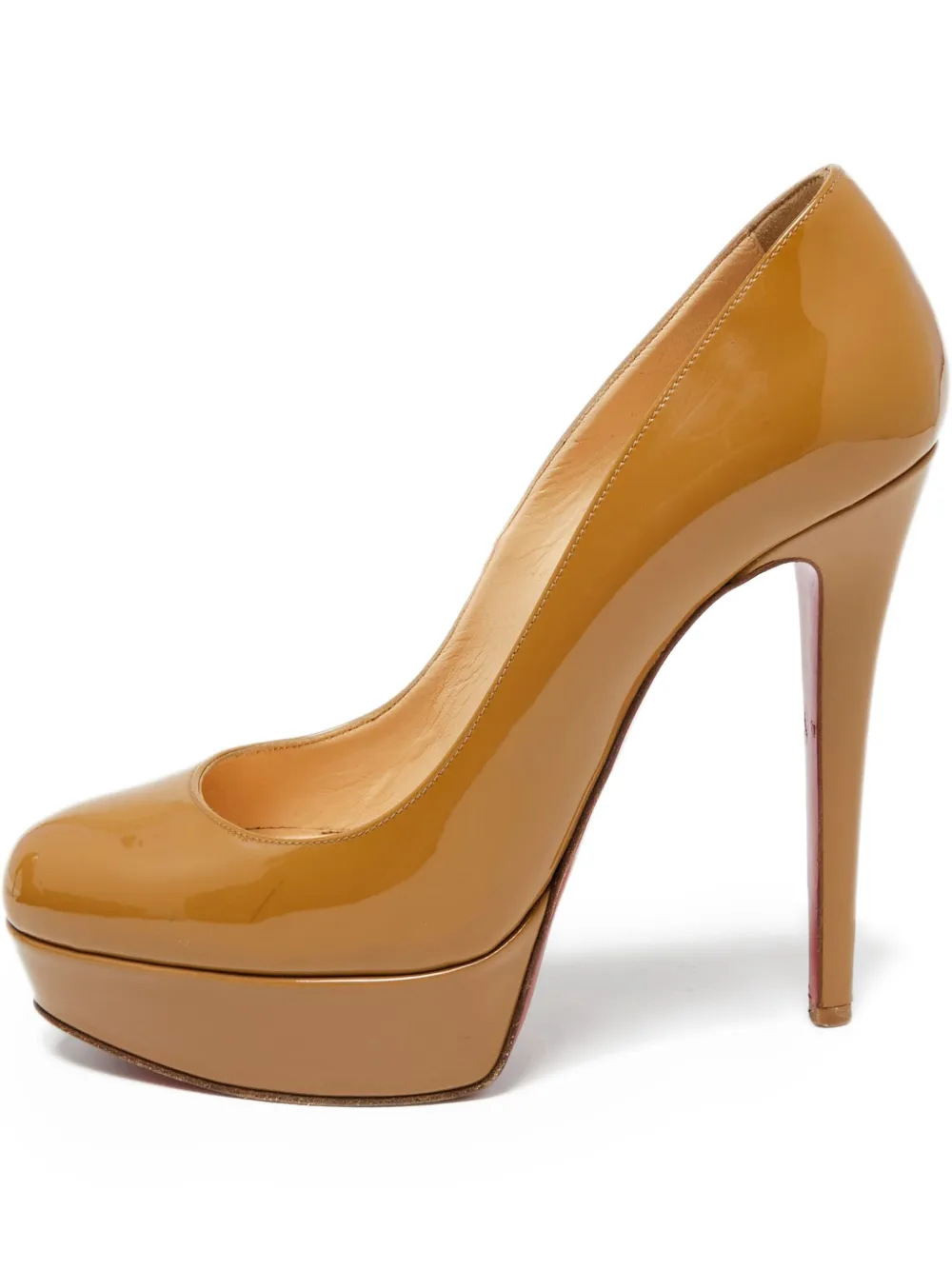 Christian Louboutin Pre-Owned platform pointed-toe pumps | Neutrals | Image 1