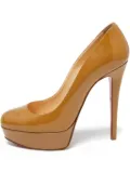 Christian Louboutin Pre-Owned platform pointed-toe pumps - Neutrals