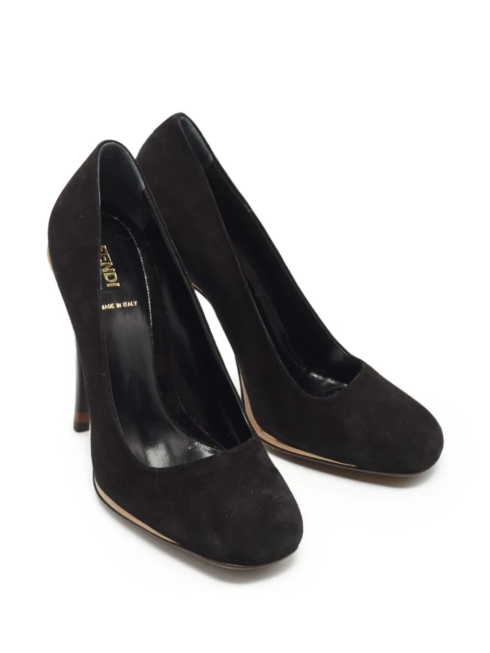 Fendi Pre-Owned 130mm suede heeled pumps | Image 2