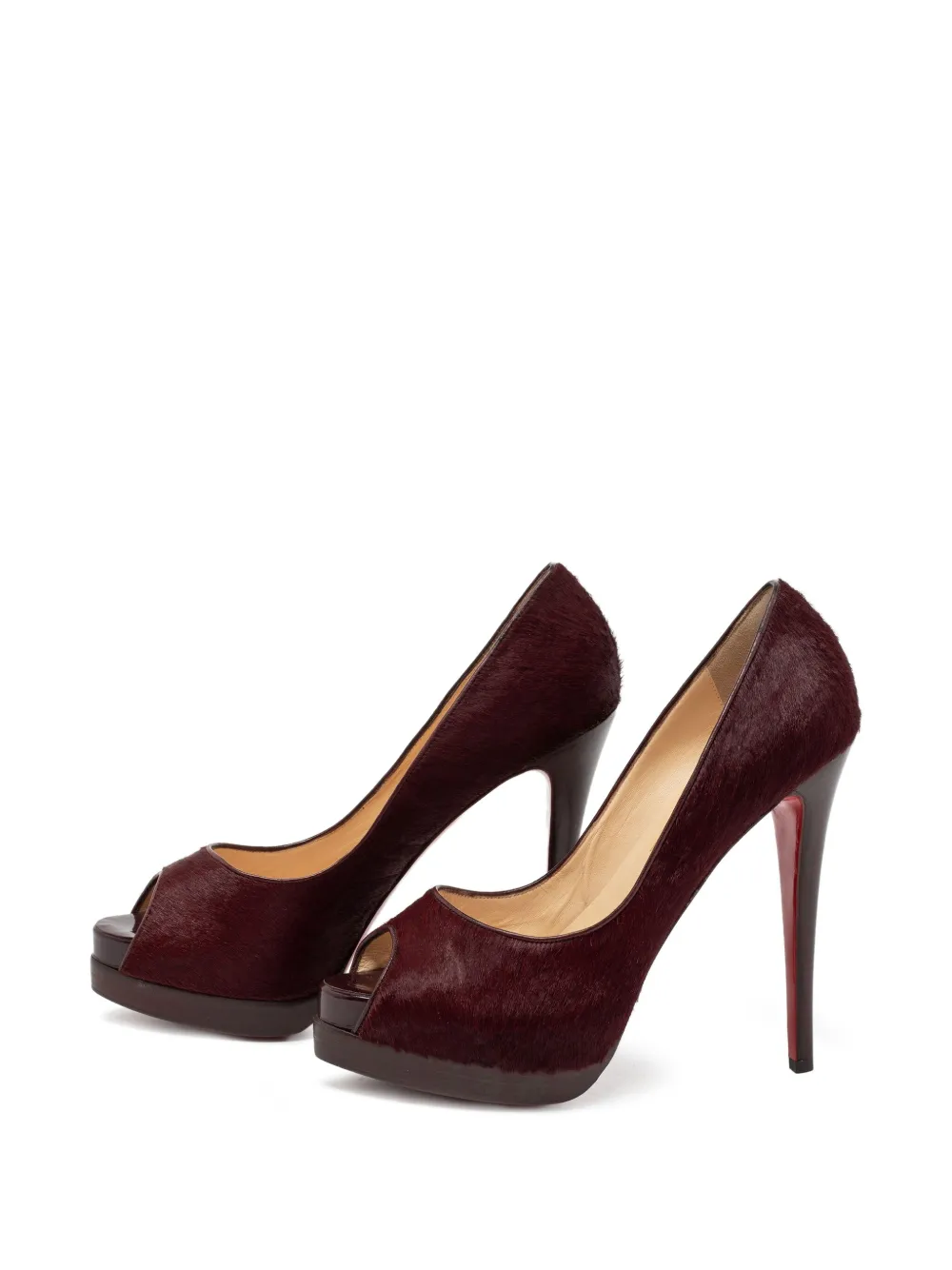 Christian Louboutin Pre-Owned zapatillas texturizadas con tacón de 140mm | Image 2