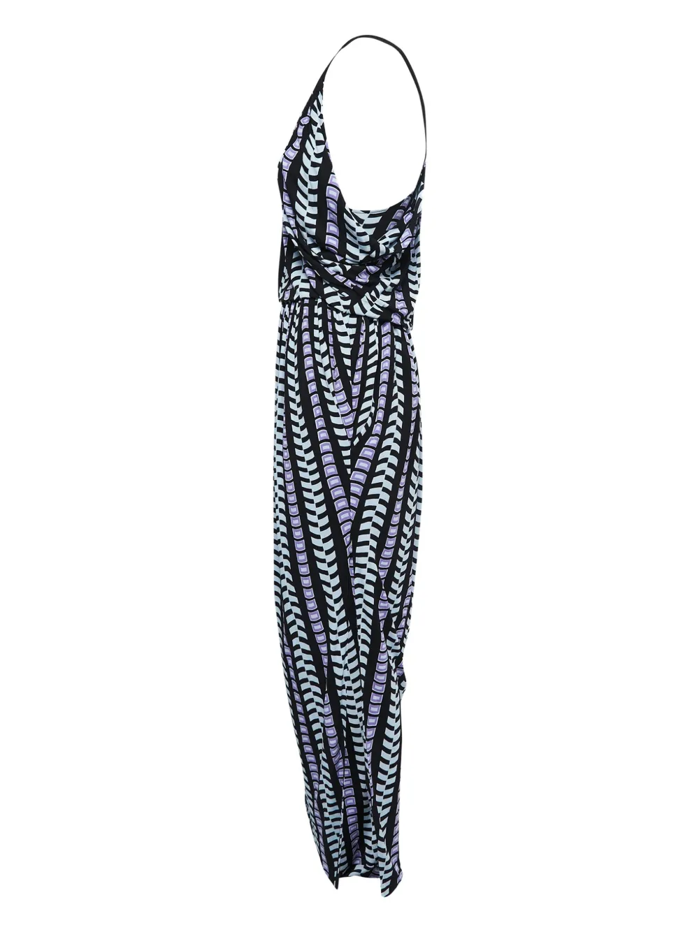 Balenciaga Pre-Owned geometric-print maxi dress | Image 2