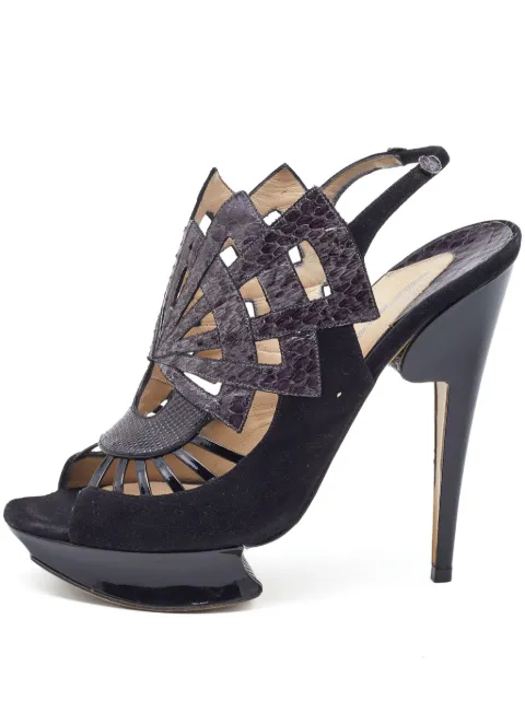 Nicholas Kirkwood 140mm leather sandals