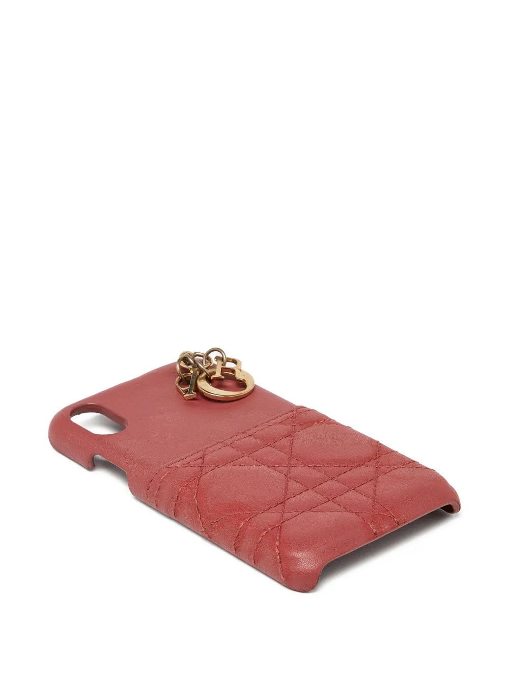 Pre-owned Dior Cannage Quilted Iphone X/xs Case