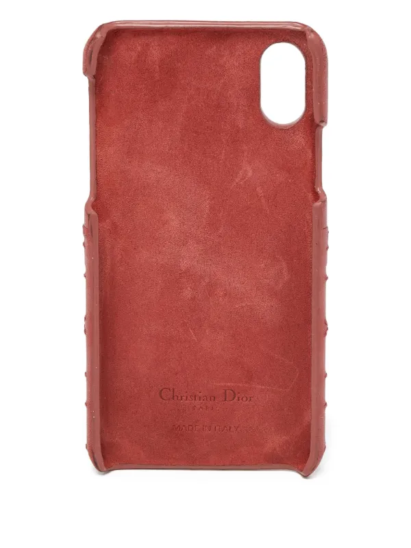 Christian Dior Pre-Owned カナージュ キルティング iPhone X/XS