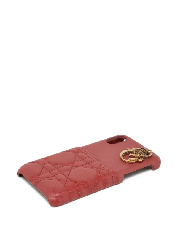 Christian Dior Pre-Owned カナージュ キルティング iPhone X/XS