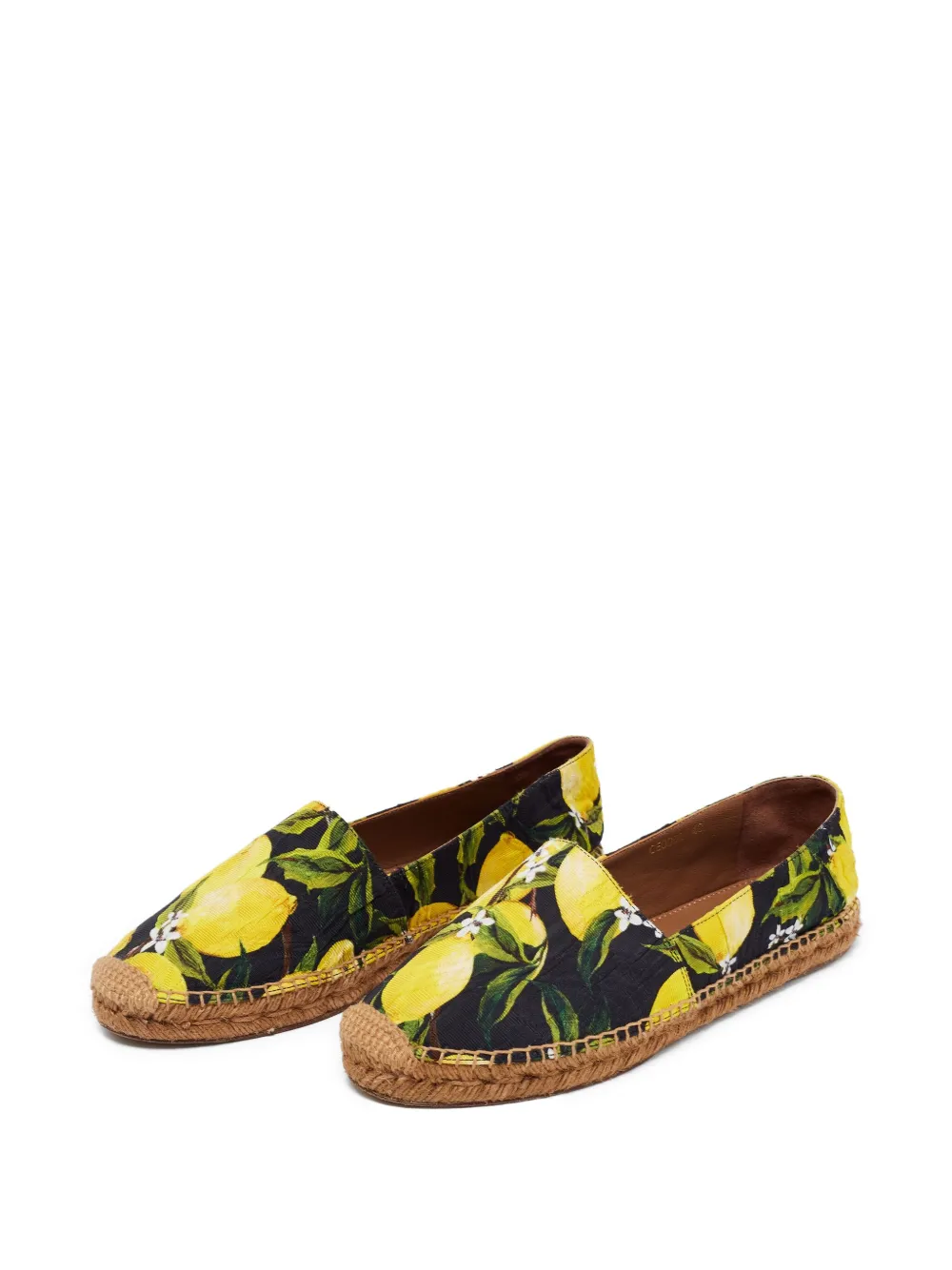Dolce & Gabbana Pre-Owned lemon-print espadrilles | Image 2