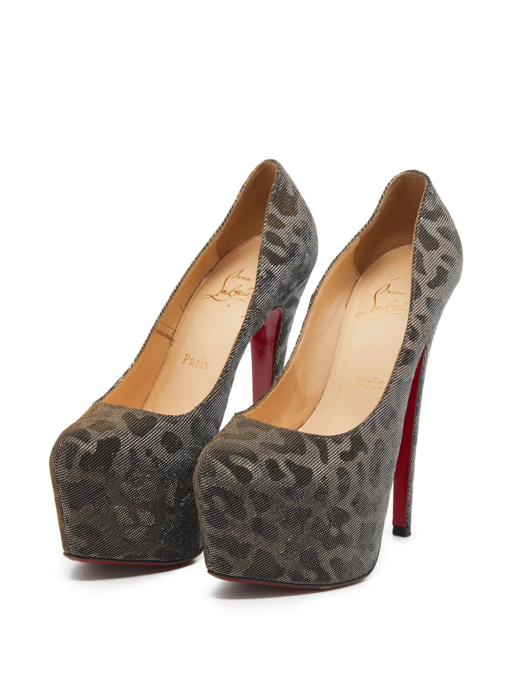 Christian Louboutin Pre-Owned 155mm leopard-print pumps | Image 2