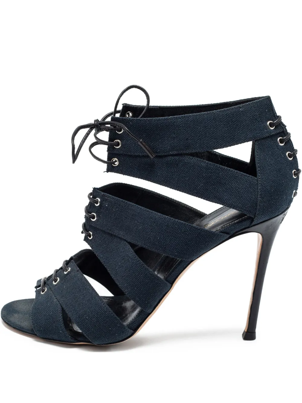 Gianvito Rossi 110mm lace-up strappy sandals | Blue | Image 1
