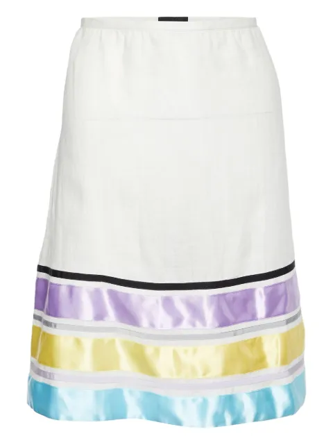Emporio Armani Pre-Owned striped skirt
