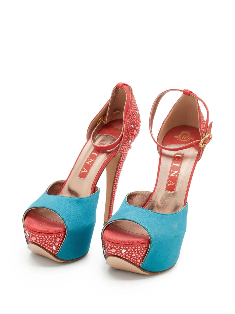 Gina 140mm leather sandals | Image 2