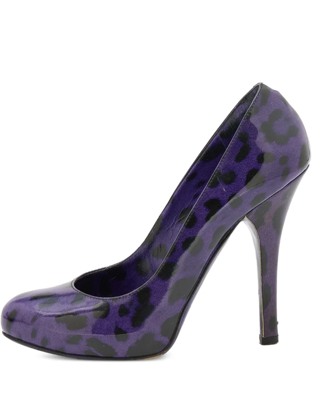 120mm leopard-print pumps