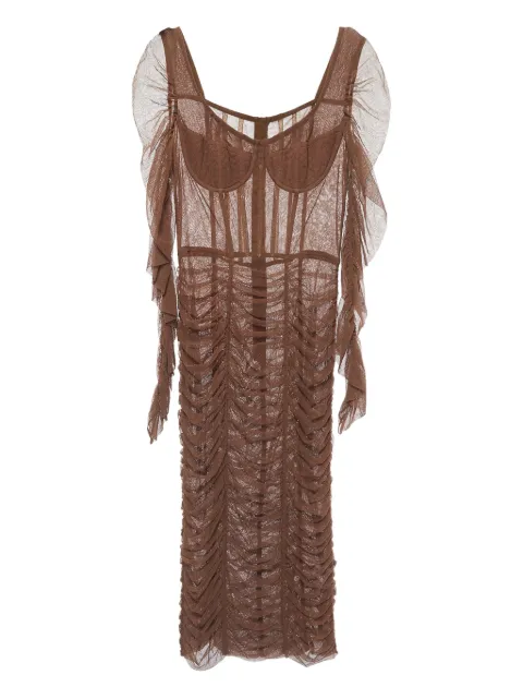 Dolce & Gabbana Pre-Owned ruched midi dress