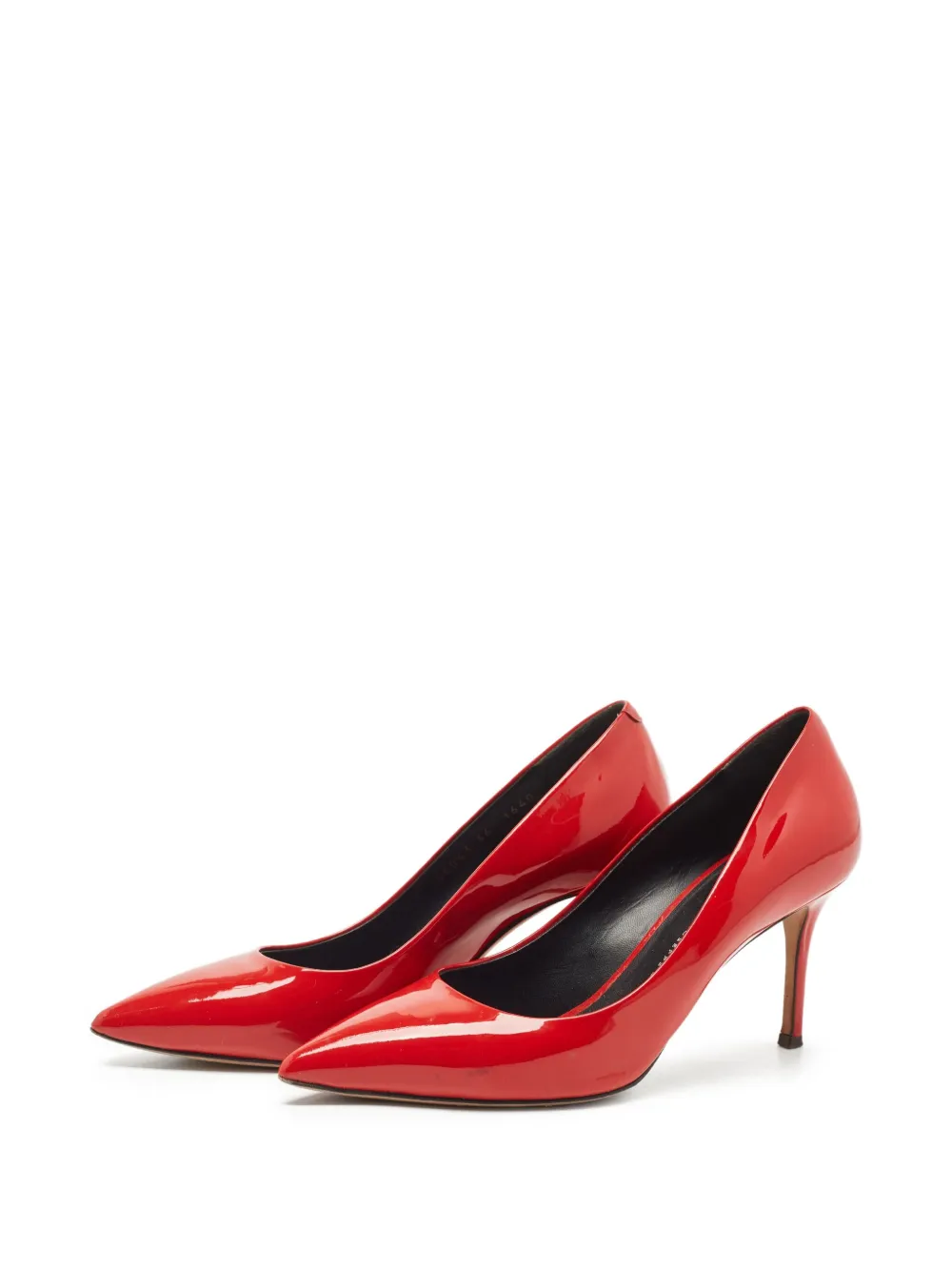 Giuseppe Zanotti Vintage Leren pumps - Rood