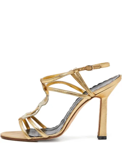 Manolo Blahnik pre-owned 105mm strappy sandals