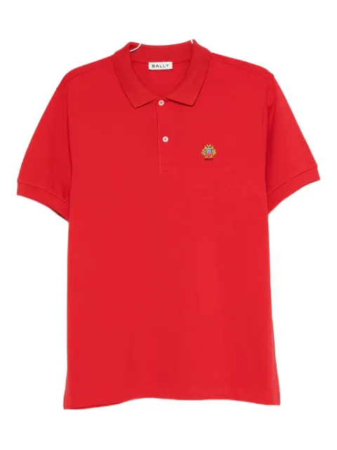 Bally logo-patch polo shirt