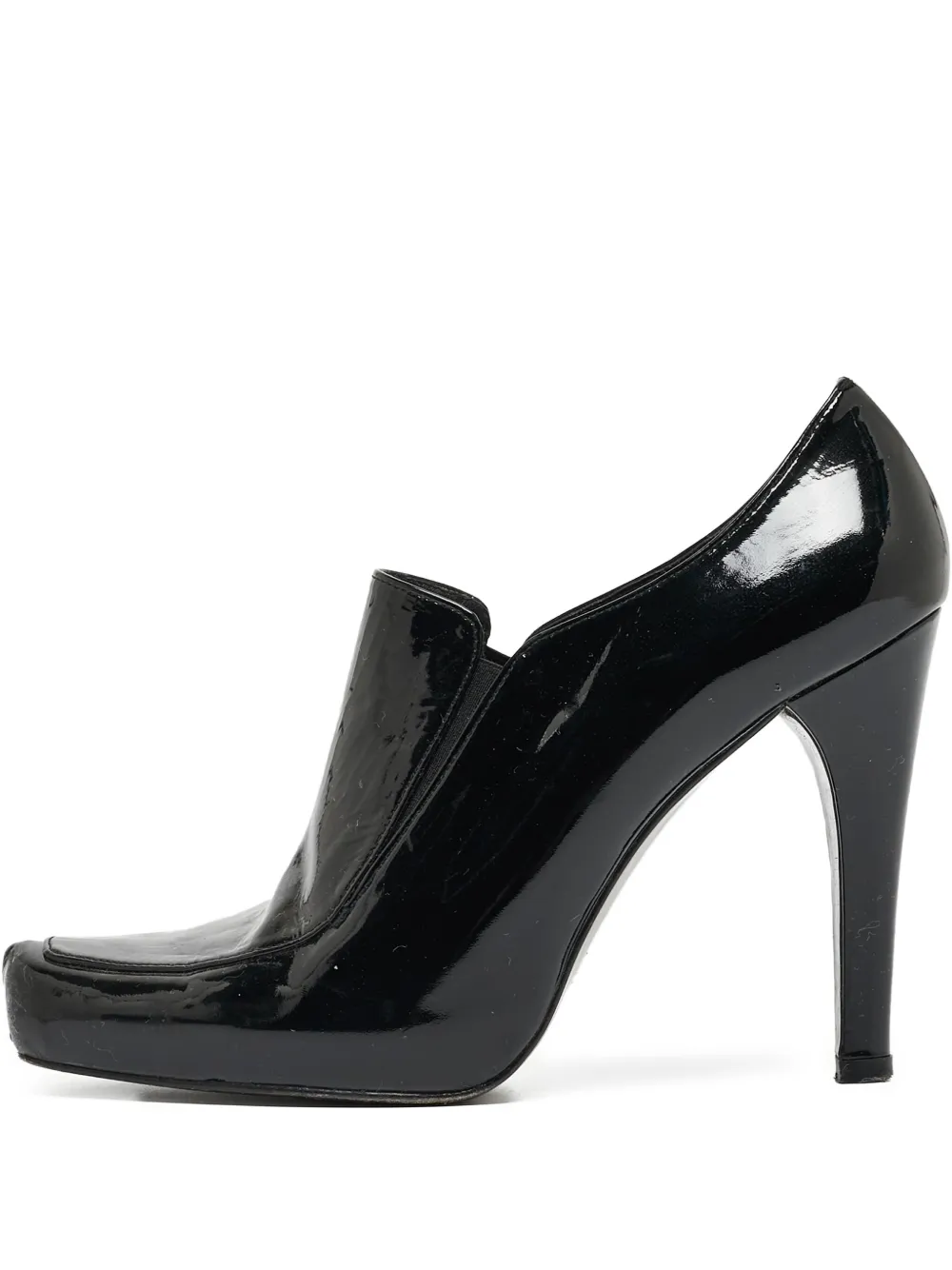 Pre-owned Stuart Weitzman  125mm Patent Leather Platform Pumps