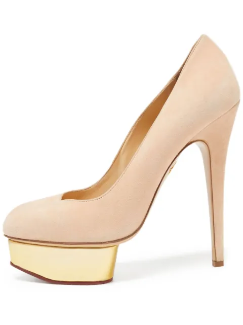 Charlotte Olympia pre-owned 150mm Dolly platform stiletto pumps