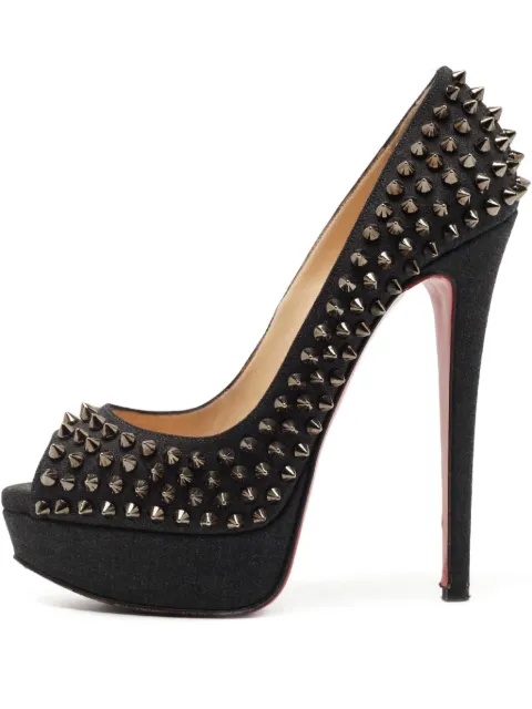 Christian Louboutin Pre-Owned 140mm Lady Peep Spike pumps