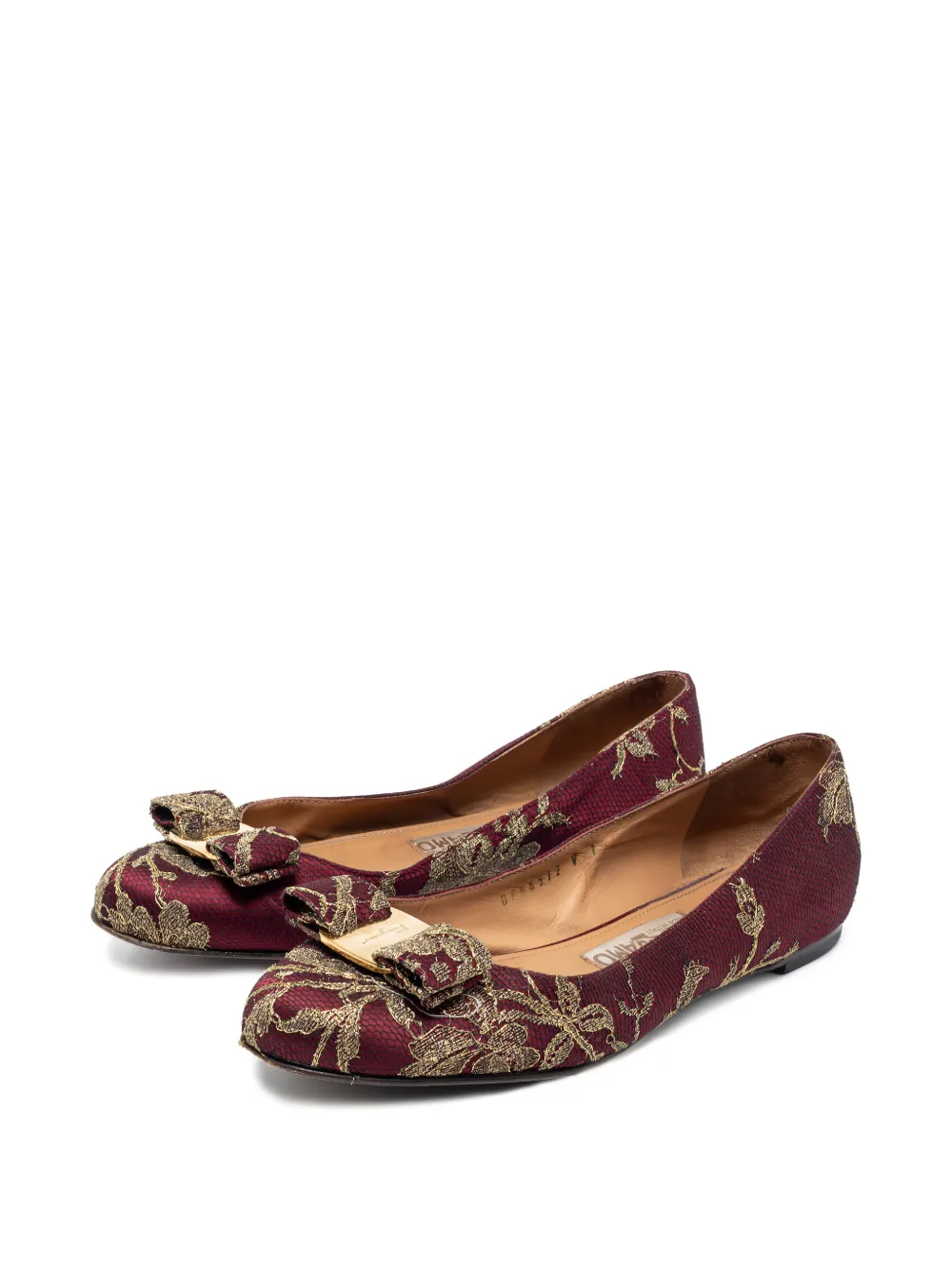Ferragamo Pre-Owned bow-detailed ballet flats | Image 2