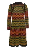 Missoni Pre-Owned striped mini dress - Green