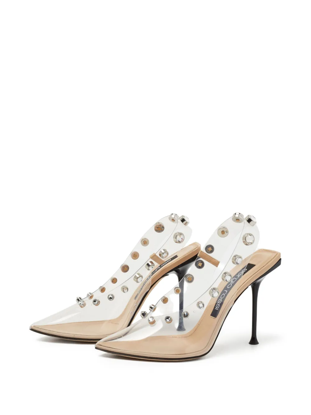Sergio Rossi Vintage pre-owned 110mm Milano crystal-embellished pumps | Image 2