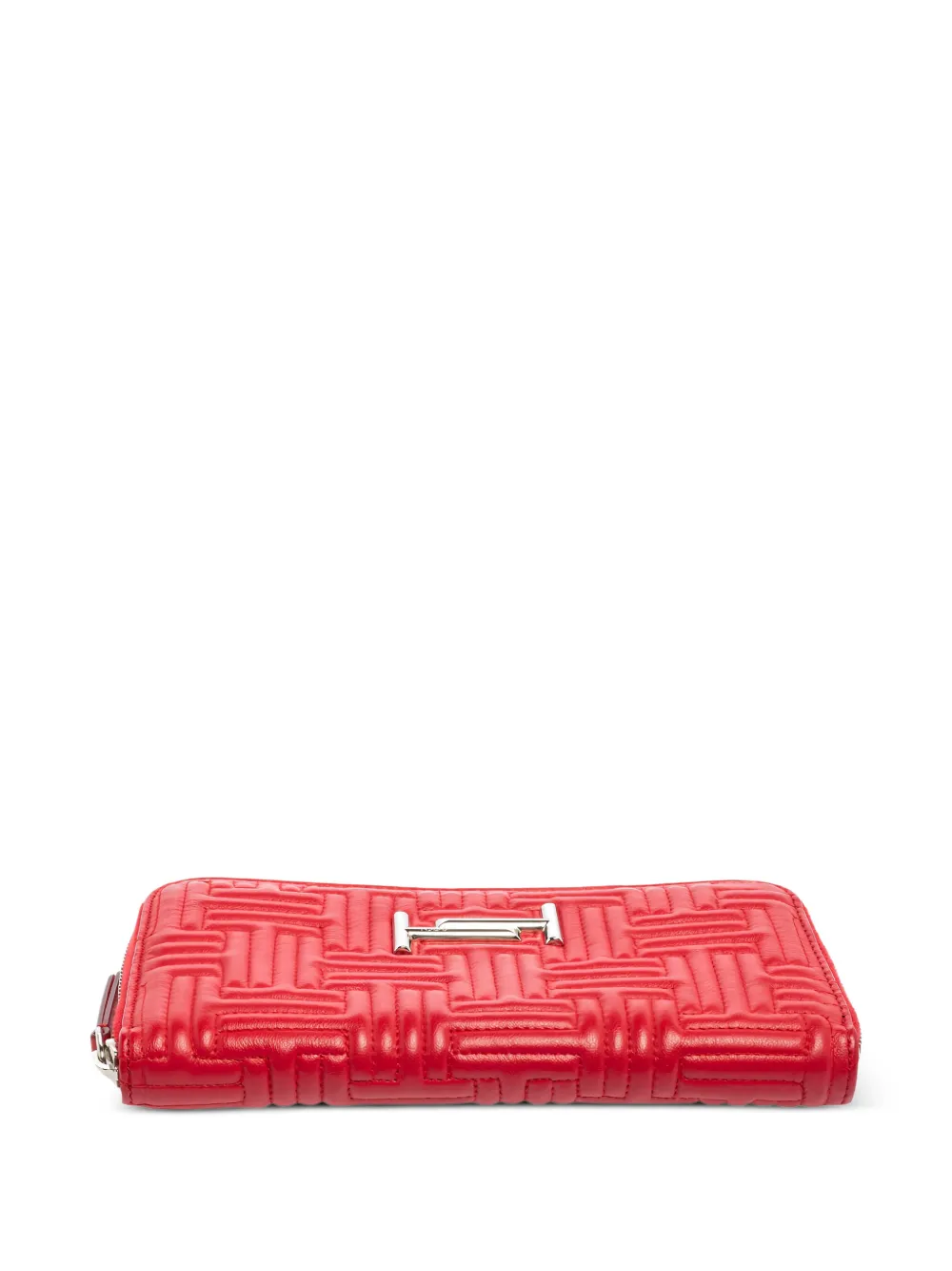 Pre-owned Tod's Vintage Quilted Zip-around Wallet