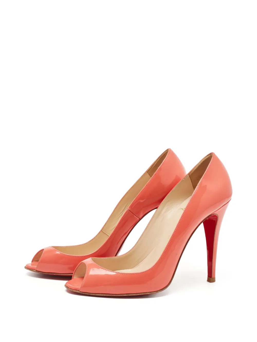 Christian Louboutin Pre-Owned 100 mm Flo pumps - Oranje