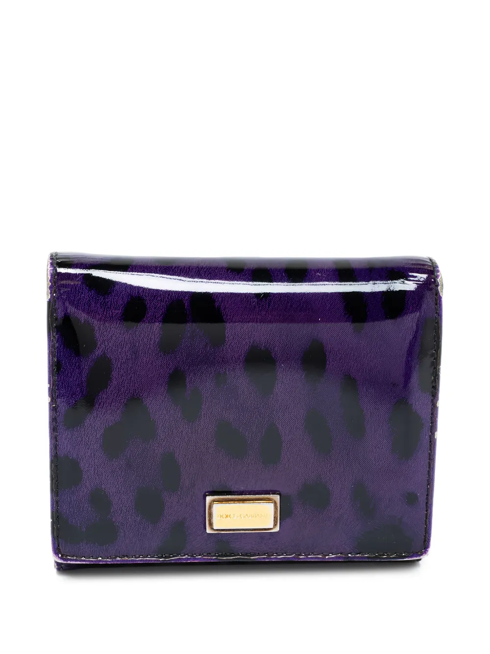 Dolce & Gabbana Pre-Owned cartera con estampado de leopardo | morado | Image 1