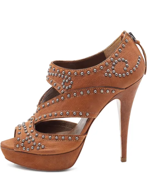 Miu Miu Pre-Owned sandaler med nitar 125 mm