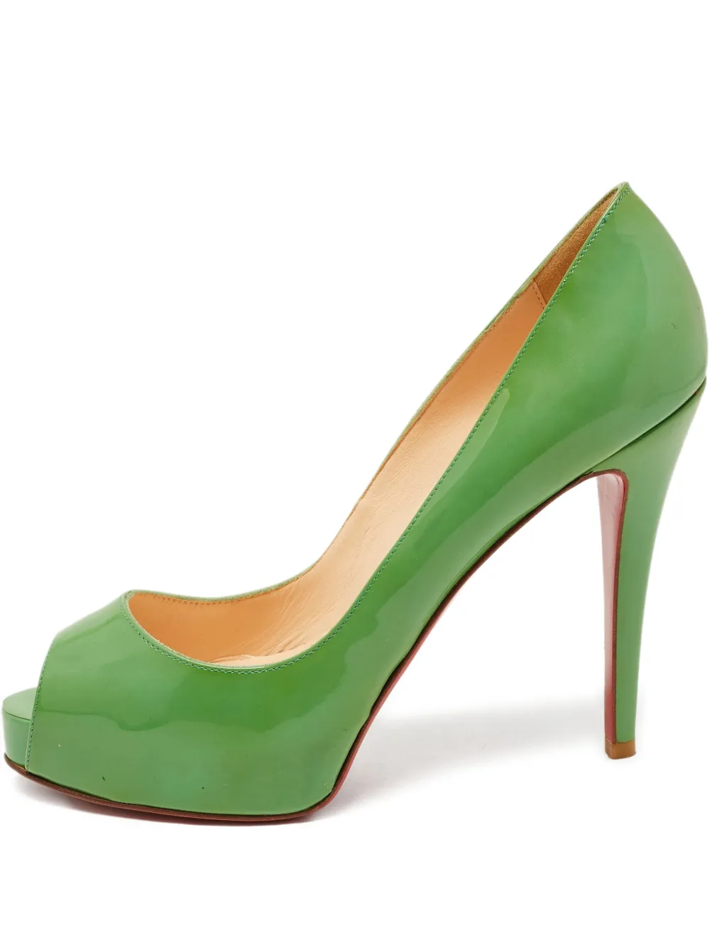 Christian Louboutin Pre-Owned zapatillas New Very Prive con tacón de 120mm | verde | Image 1