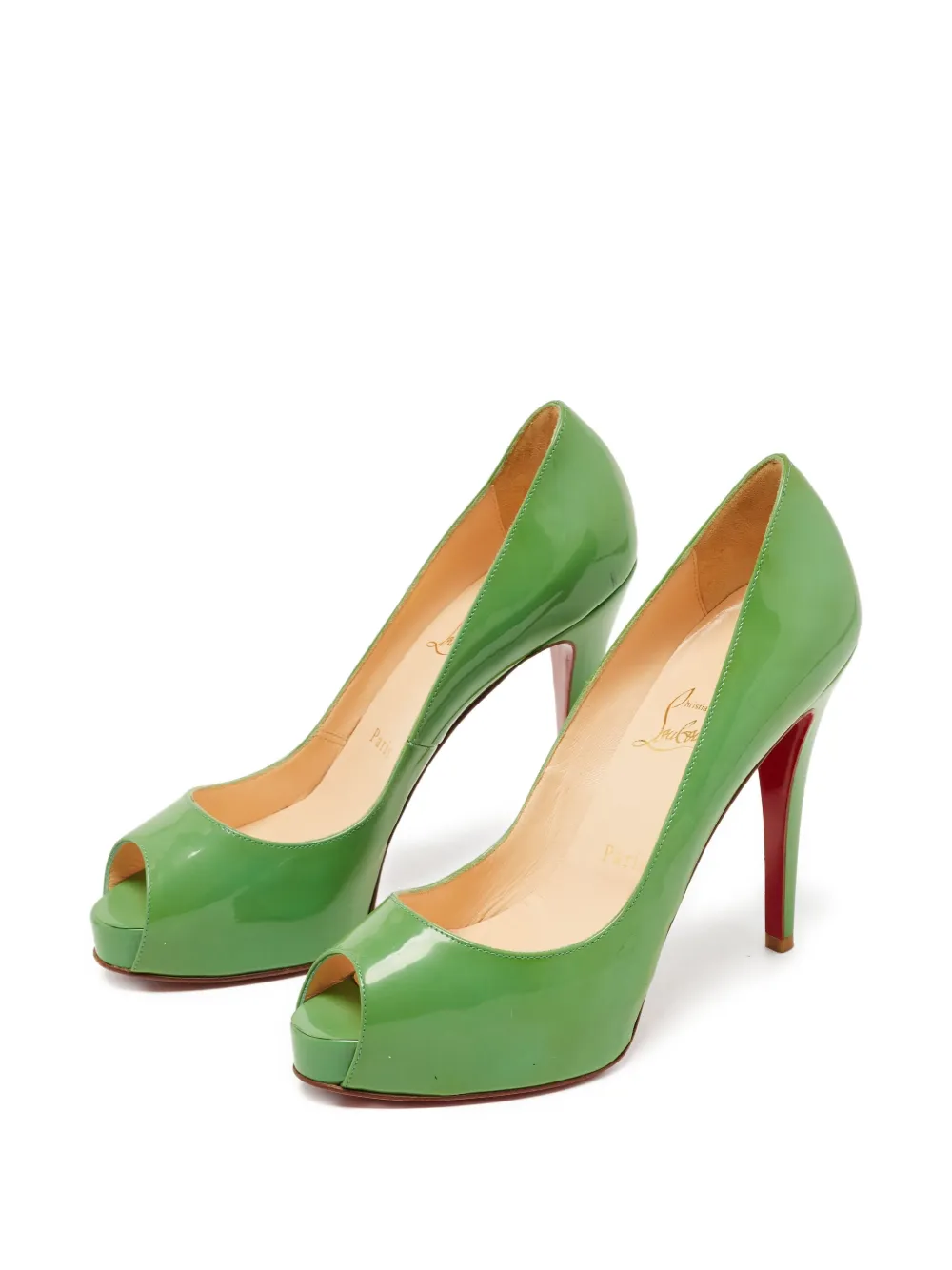 Christian Louboutin Pre-Owned zapatillas New Very Prive con tacón de 120mm | Image 2