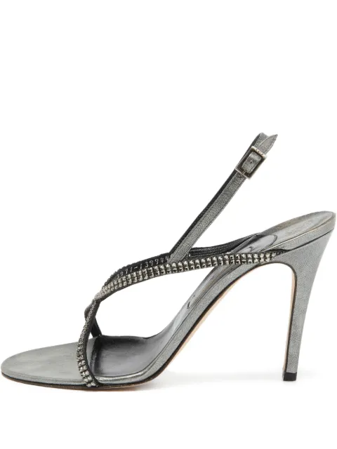 Gina sandalias de archivo con tacón stiletto de 110mm
