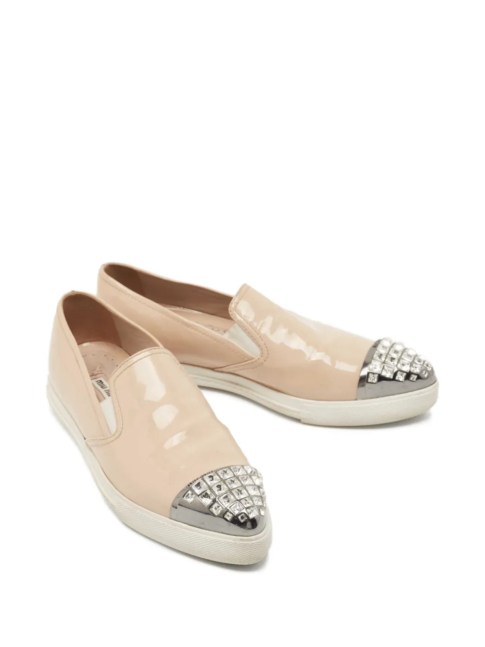 Miu Miu Pre-Owned crystal-embellished sneakers | Image 2