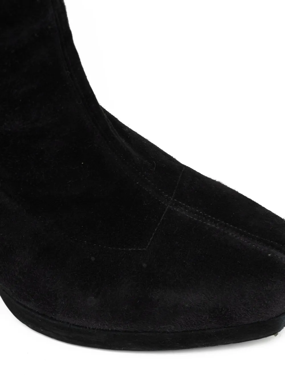 Gucci Pre-Owned 135mm suede over-the-knee boots | Image 6