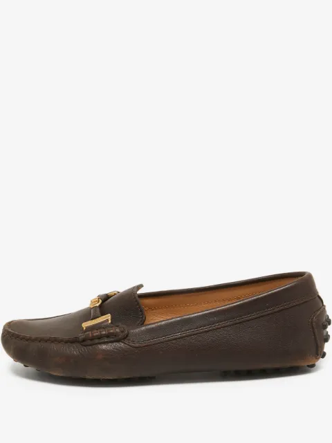 Tod's Vintage pre-owned leather loafers