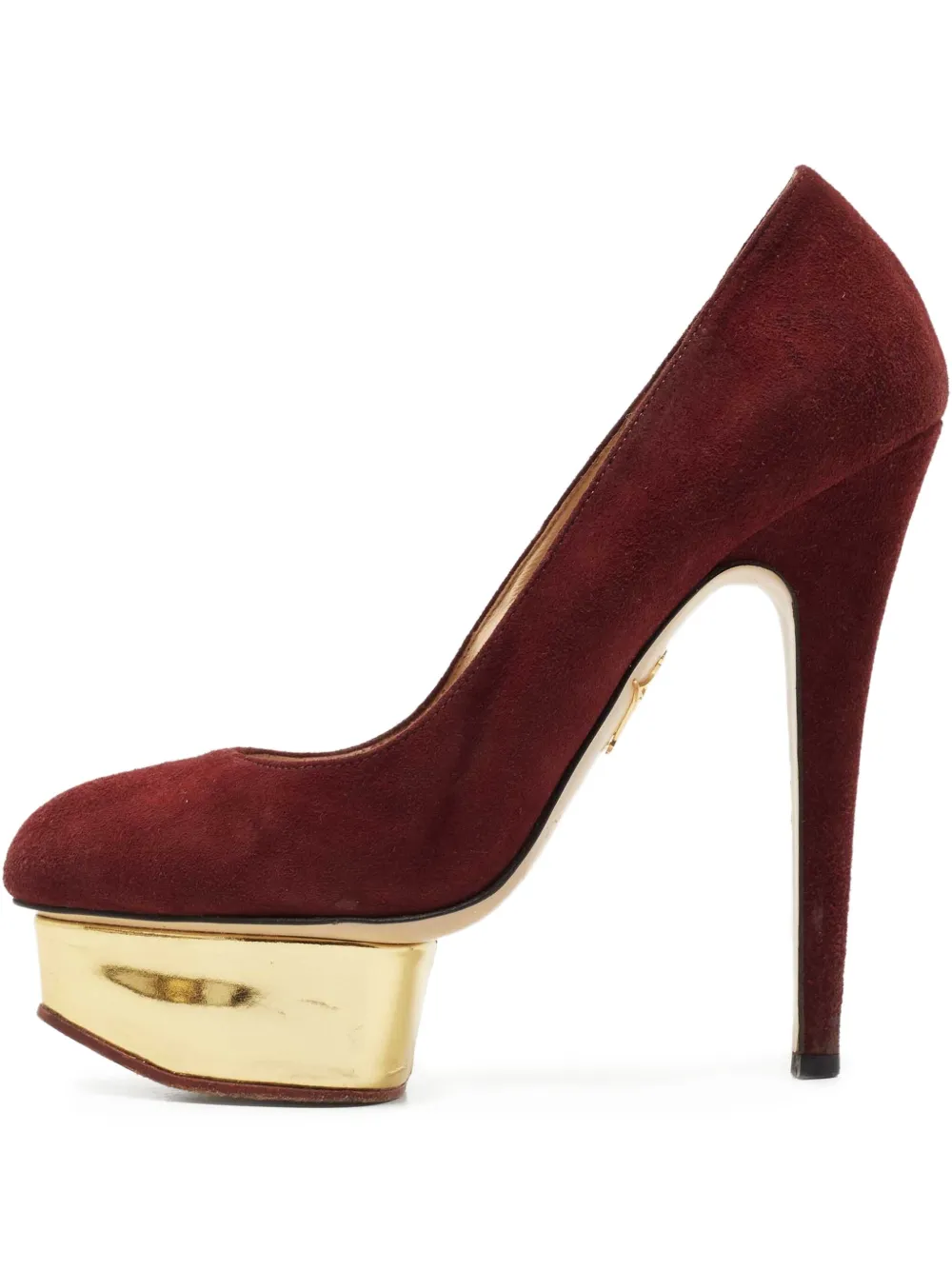 Charlotte Olympia pre-owned 140mm platform pumps | Red | Image 1