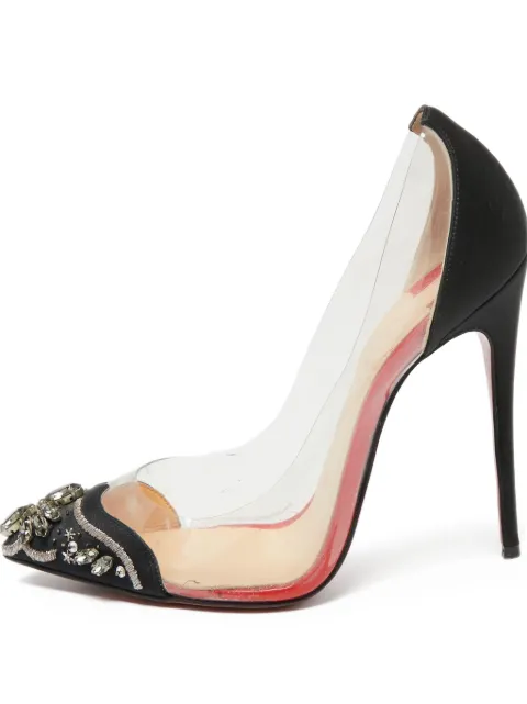 Christian Louboutin Pre-Owned 115mm Bollywood Boulevard embellished pumps