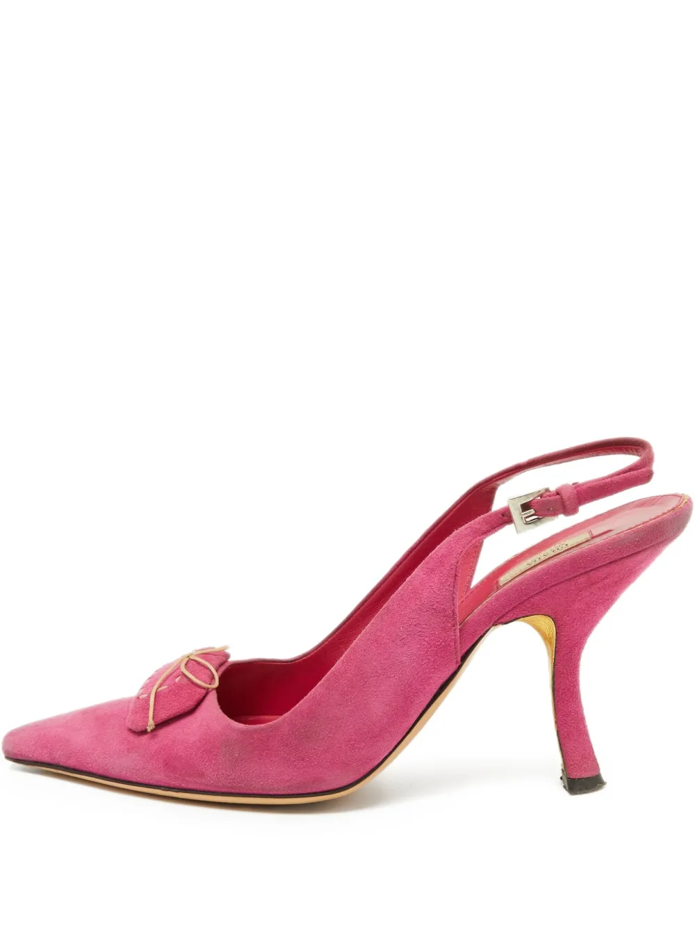 Prada Pre-Owned 100mm slingback pumps | Pink | Image 1