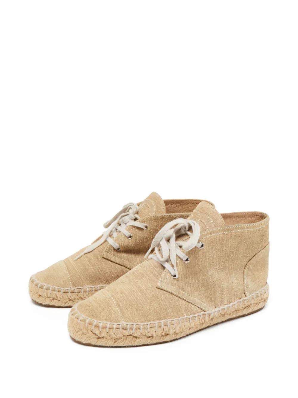 CHANEL Pre-Owned canvas lace-up sneakers | Image 2