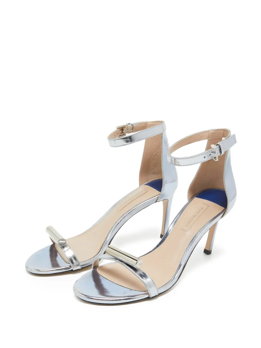 Stuart Weitzman босоножки pre-owned с эффектом металлик | Image 2