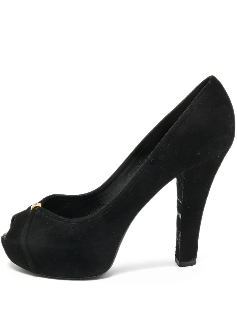 120mm peep-toe pumps