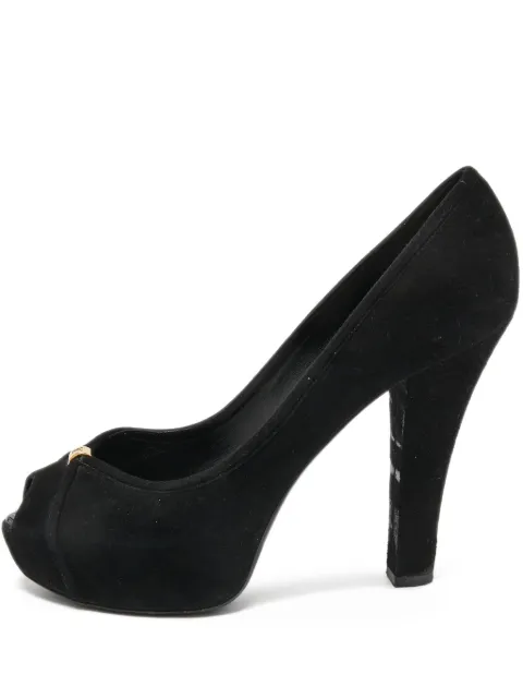 Louis Vuitton Pre-Owned 120mm peep-toe pumps