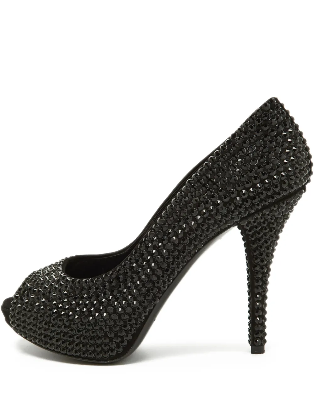 Dolce & Gabbana Pre-Owned 120mm crystal-embellished pumps | Black | Image 1